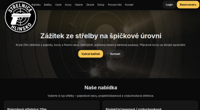 Web Střelnice Hlinsko
